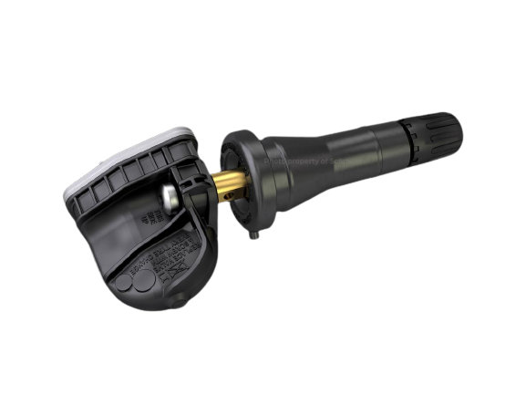 Schrader Tire Pressure Monitoring System – TPMS Sensor, Snap-IN, 433 Megahertz Radio Frequency, Single, Rubber, Fixed Angle – 29205