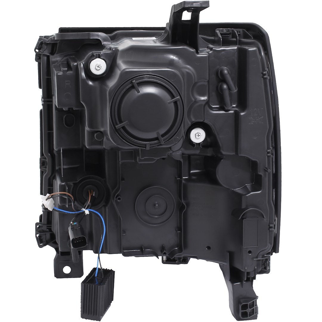 Anzo USA Headlight Assembly, Bulb Not Included, Projector Beam with LED Daytime Running Light – 111373