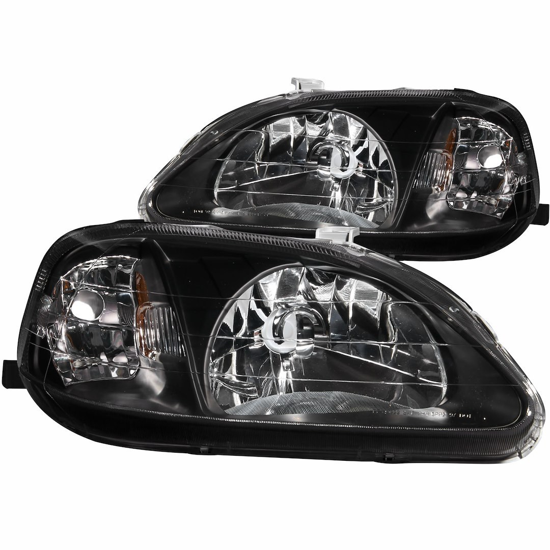 Anzo USA Headlight Assembly, Crystal Clear, Bulb Not Included, Standard Beam – 121070
