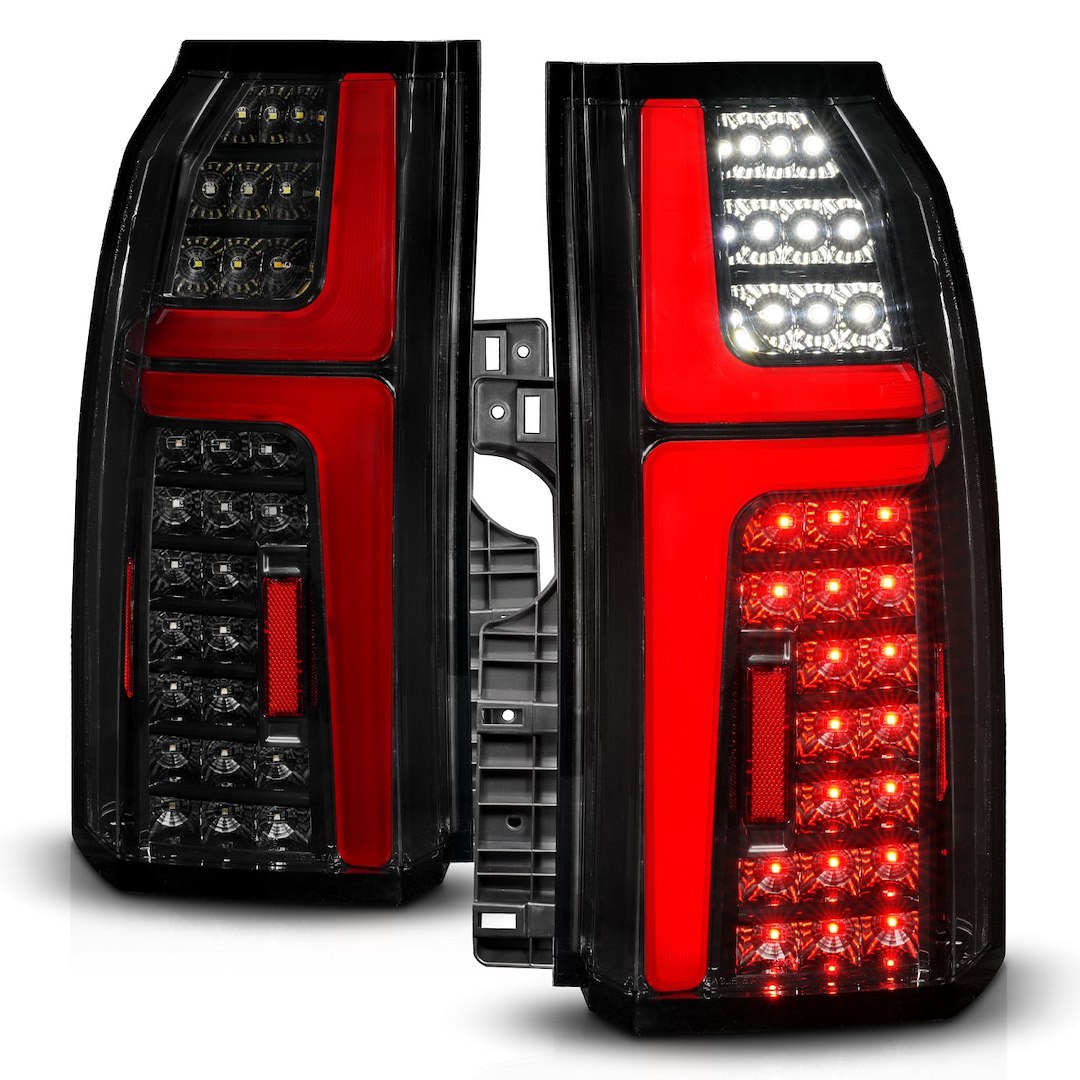 Anzo USA Tail Light Assembly, LED, Smoke Lens, Black Housing – 311468