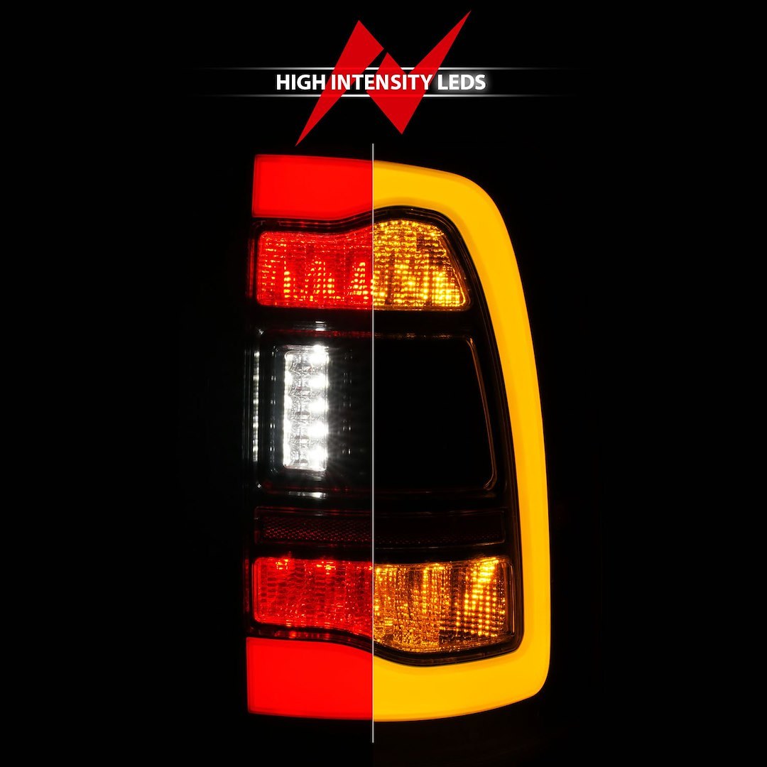 Anzo USA Tail Light Assembly, LED, Smoke Lens, Black Housing – 311472
