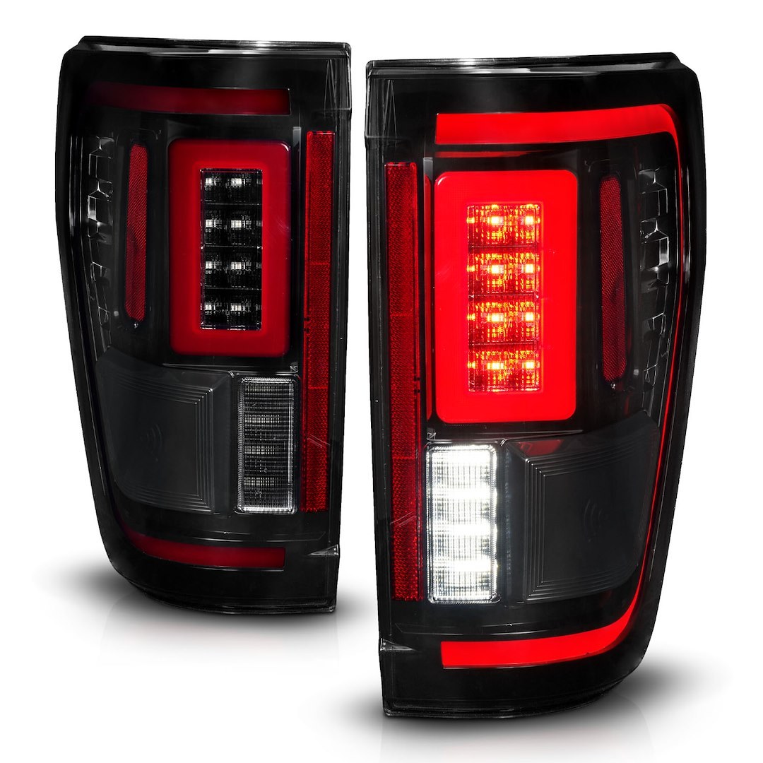 Anzo USA Tail Light Assembly, Smoke Lens, Black Housing, LED Bulb – 311476