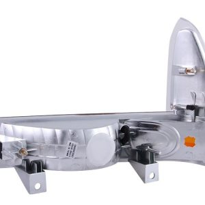 Anzo USA Parking/ Turn Signal Light Assembly, Euro, Clear Lens with Amber Reflectors, Set of 2 – 511039