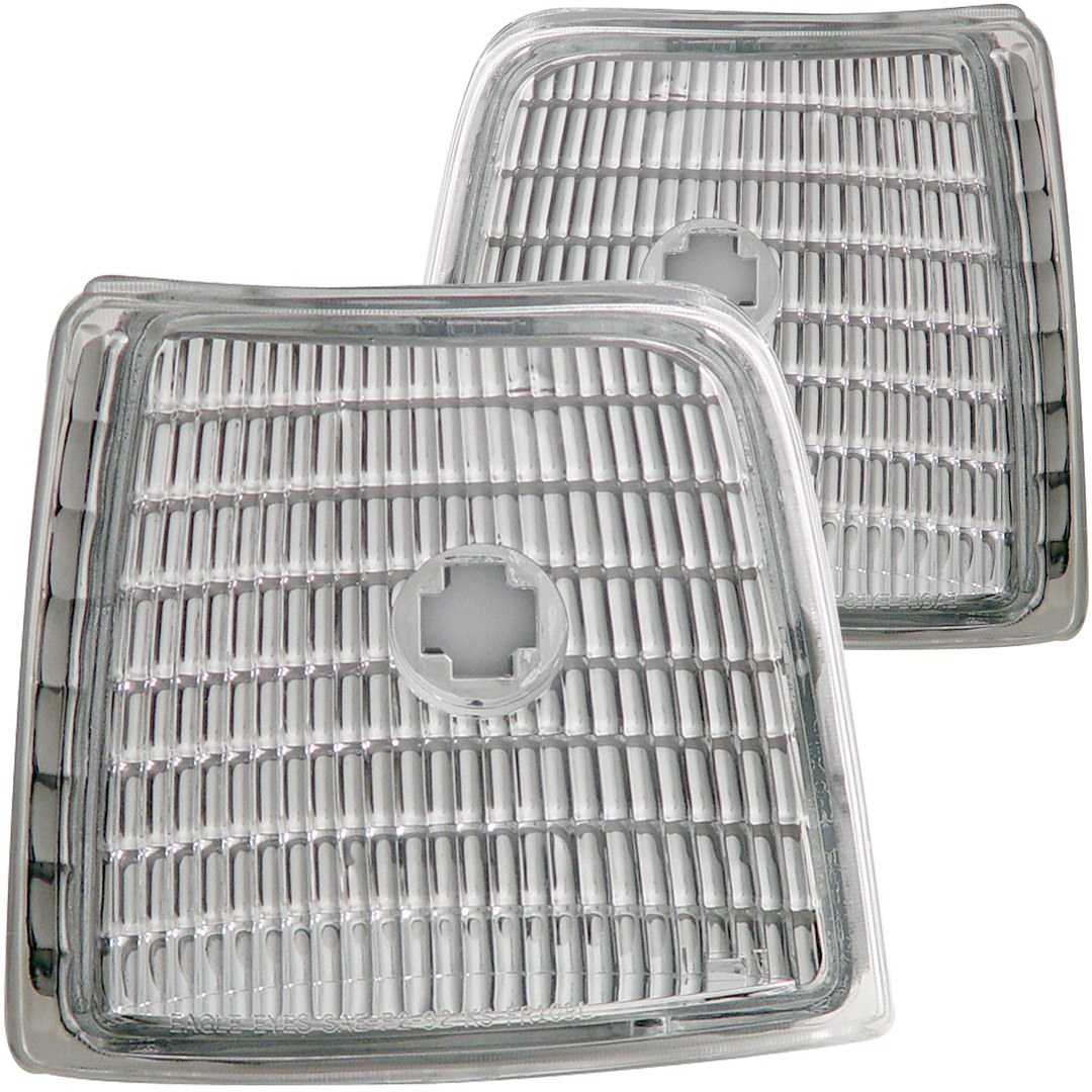 Anzo USA Side Marker Light, Euro, Fender, Crystal Clear Lens, Chrome Trim, Set of 2 – 511049