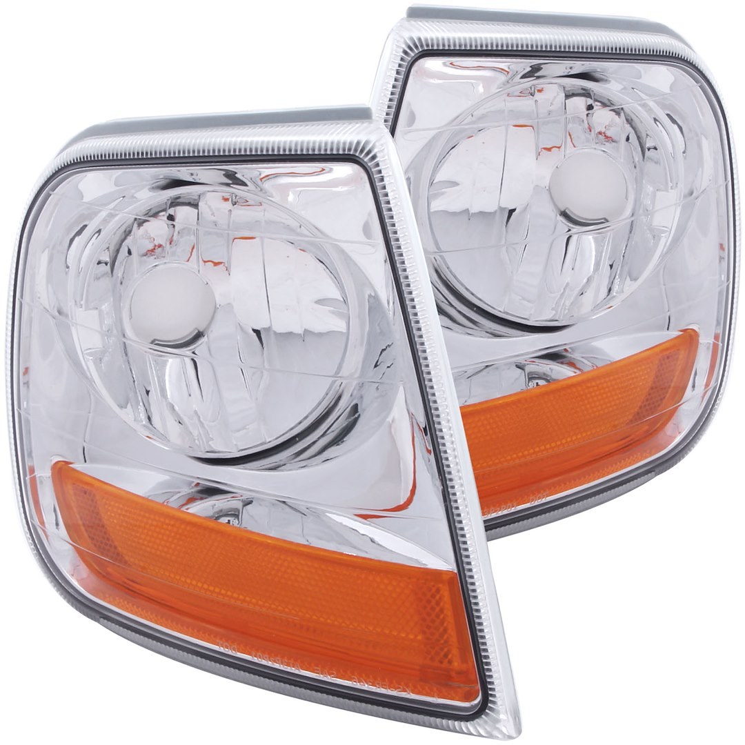Anzo USA Corner Light Assembly, Euro, Clear Lens, Set of 2 – 521026