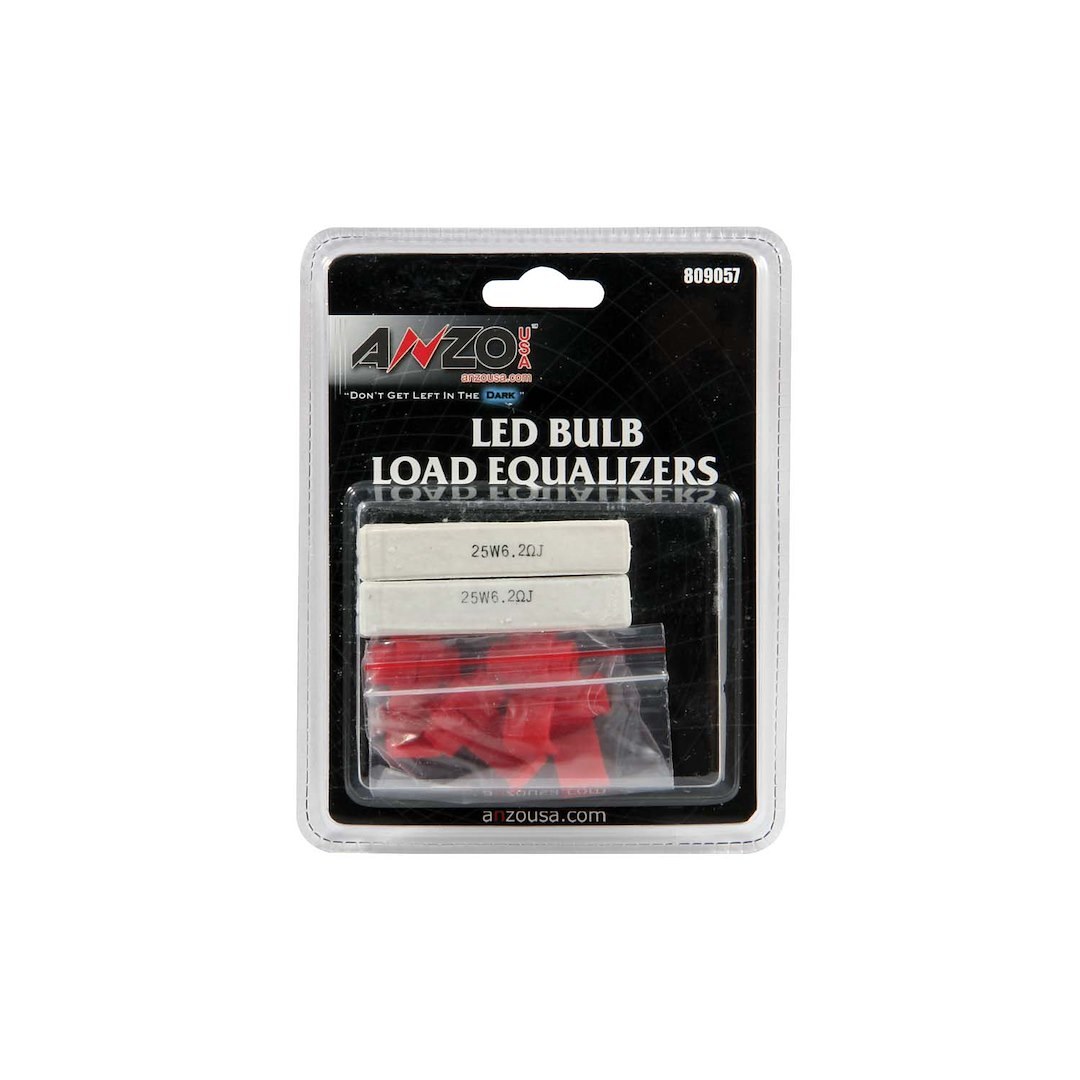 Anzo USA Light Bulb Resistor, Ceramic, 6.2 Ohm, 25 Watt – 809057