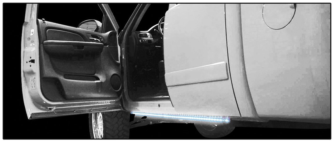 Anzo USA Multi Purpose Light – LED, 62 Inch Length, Side Cab Mount, 4 Function LED, Smoke Lens, Black Housing, Set of 2 – 861129