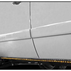 Anzo USA Multi Purpose Light – LED, 62 Inch Length, Side Cab Mount, 4 Function LED, Smoke Lens, Black Housing, Set of 2 – 861129
