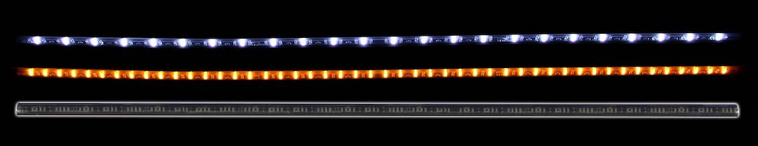 Anzo USA Multi Purpose Light – LED, 62 Inch Length, Side Cab Mount, 4 Function LED, Smoke Lens, Black Housing, Set of 2 – 861129