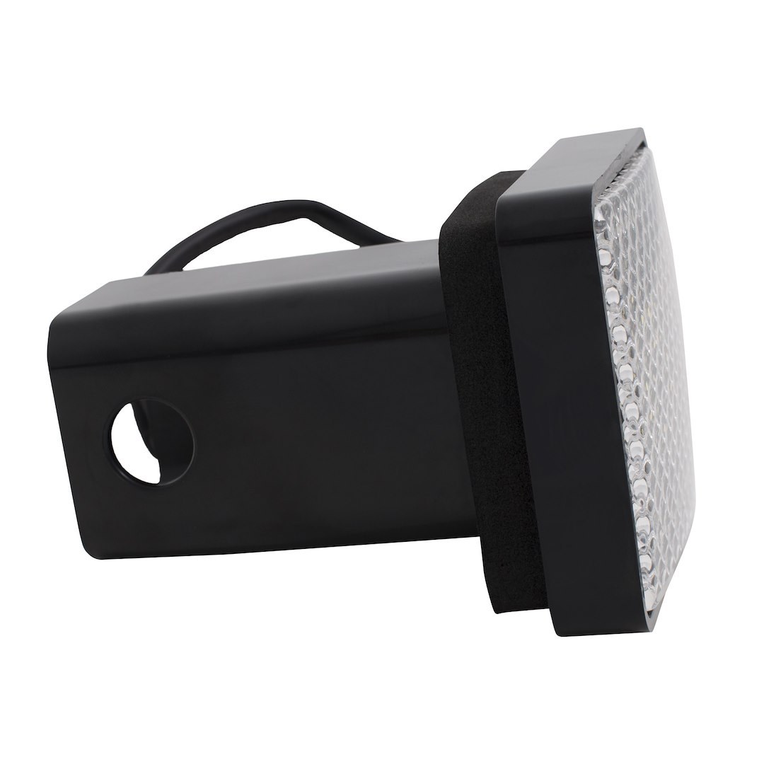 Anzo USA Trailer Hitch Cover, Fits 2 Inch Receiver, LED Light with Turn Signal/ Tail Light/ Brake Light/ Reverse Functions, Black Housing – 861173