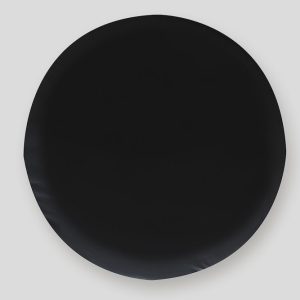 Adco Spare Tire Cover, Fits 27 Inch Diameter Tires, Plain, Black, Vinyl, With Hollow Bead Welt Cord and Elasticized Back, With UV Protection – 1737