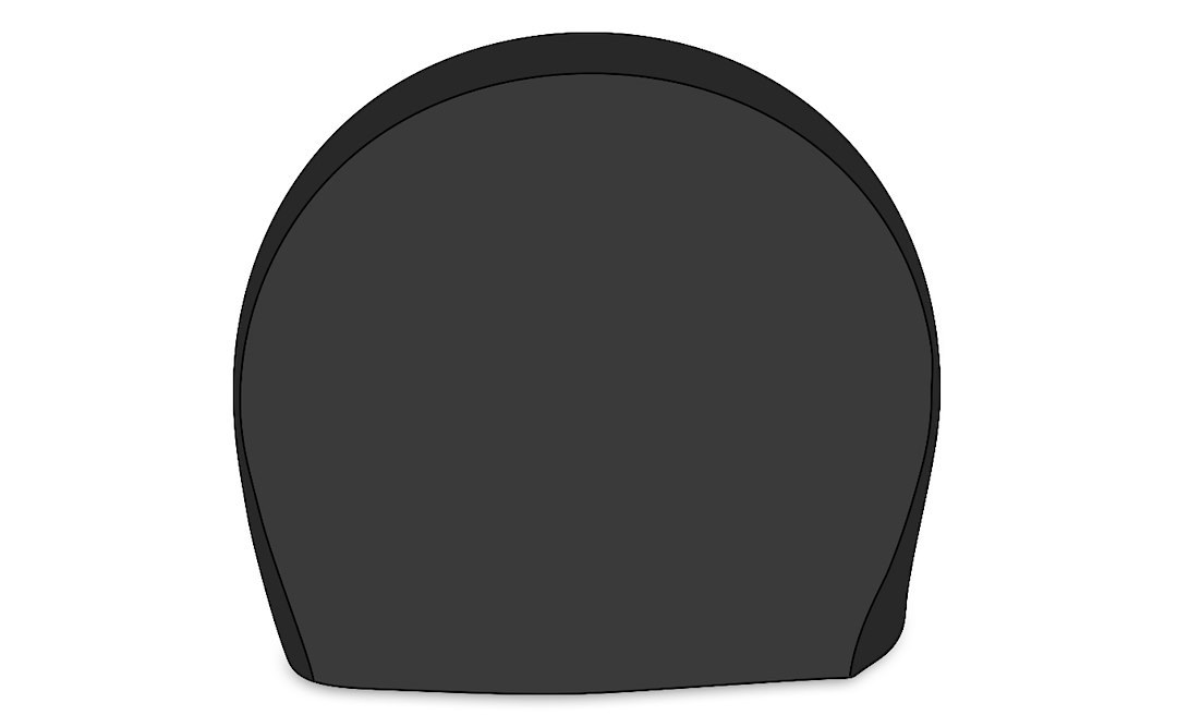 Adco Tire Cover, Single Tire Cover, Fits 24 Inch to 26 Inch Diameter Tires, Slip on, Black, Vinyl, Set of 2 – 3974