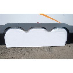 Adco Tire Cover, Triple Tire Cover, Fits 27 Inch to 29 Inch Diameter Tires, Slip on, Polar White, Vinyl, Single – 3983