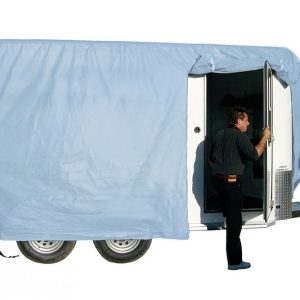 Adco Horse Trailer Cover, Sfs Aquashed ®, For Bumper Pull Trailers, Fits 14 Foot 1 Inch to 16 Foot Length Trailers – 46004