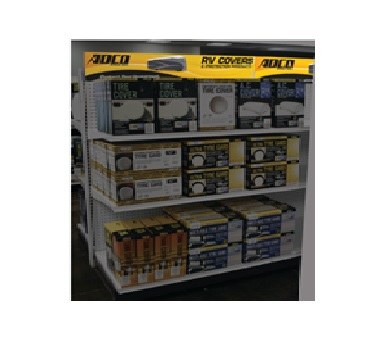 Adco Point of Purchase Display, Gondola Sign, 4 Foot, With Connectors – D0038