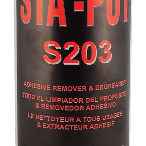 AP Products Adhesive Remover, Sta’-Put, Used to Remove Adhesives, Grease, Oil Stains, Road Tar, Rubber Marks, 14 Ounce Aerosol Can, Single – 001-S203