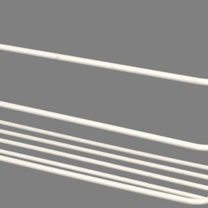 AP Products Helper Shelf, Grayline ®, Used for Storing Bottles/ Cans/ Jars IN Cabinets, Screw Mount, Vinyl Coated Steel Wire, White – 004-501