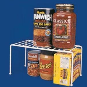 AP Products Helper Shelf, Grayline®, Used to Store Canned and Bottled Items IN Kitchen/Bathroom/ Closets, Polyethylene Coated Steel Shelf – 004-700