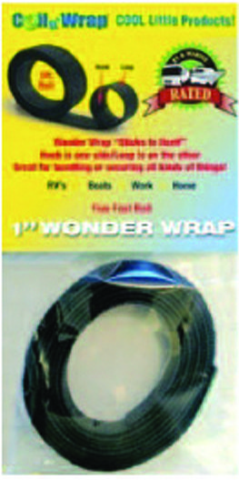 AP Products Hook and Loop Tape, 5 Foot Length X 1 Inch Width, Black – 006-205