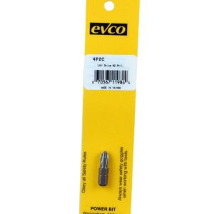 AP Products Screw Bit, #2 Point Size/ 1/4 Inch X 1 Inch Bit Size, Phillips Power Bit, Carded – 009-4P2C