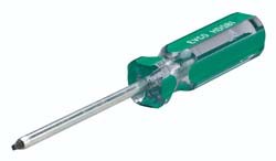 AP Products Screwdriver, Evco, Square Recess Drive, # 2 Tip Size, Green, Economy Model – 009-QD2
