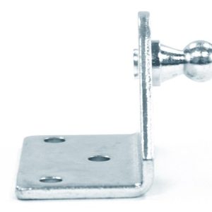 AP Products Multi Purpose Lift Support Bracket, Used for Mounting Gas Lift Supports, L Shaped, 10 Millimeter Ball Stud, 1-1/4 Inch Length – 010-145-2