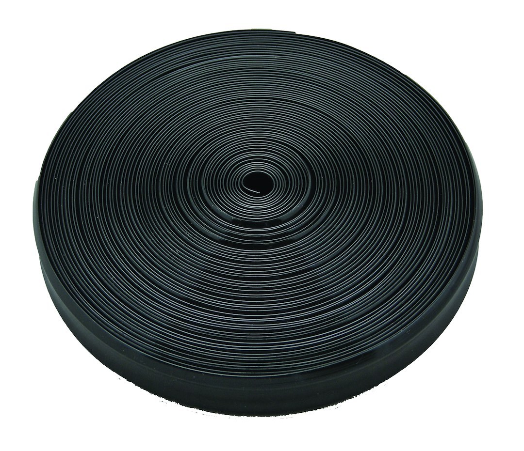 AP Products Trim Molding Insert, Used for Trim Molding, 1 Inch Width X 50 Foot Length, Vinyl, Black – 011-330