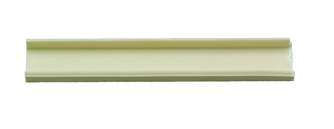 AP Products Trim Molding Insert, Used for Doors/ Trim Molding and Windows, 9/16 Inch Width X 8 Foot Length, Rigid Vinyl, Colonial White – 011-354