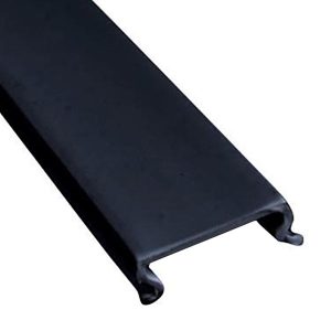 AP Products Trim Molding Insert, Used for Doors/ Trim Molding and Windows, 5/8 Inch Width X 8 Foot Length, Rigid Vinyl, Black – 011-359