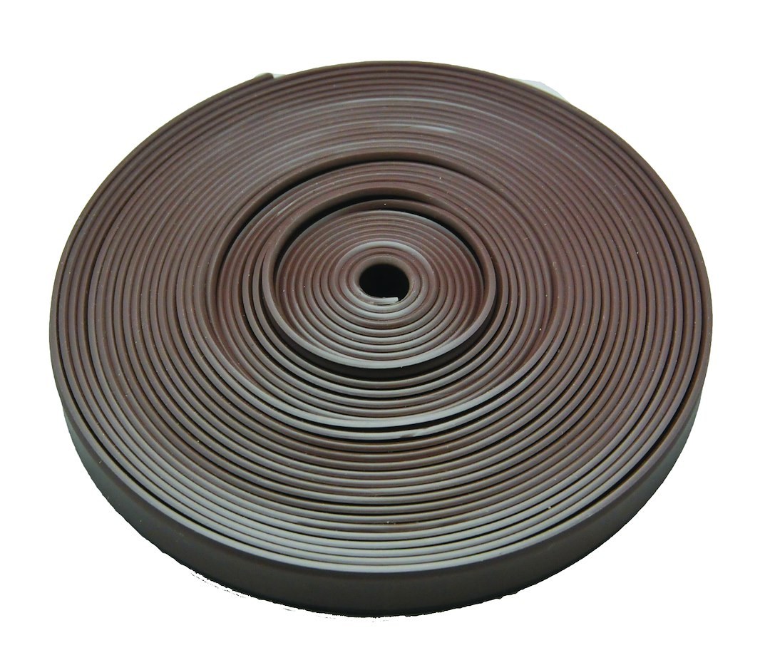 AP Products Trim Molding Insert, Used for Doors/ Trim Molding and Windows, 5/8 Inch Width X 25 Foot Length, Plastic, Brown – 011-366