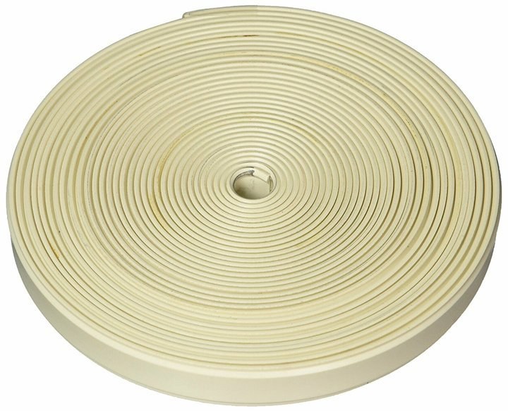 AP Products Trim Molding Insert, Used for Doors/ Trim Molding and Windows, 5/8 Inch Width X 25 Foot Length, Plastic, Colonial White – 011-368