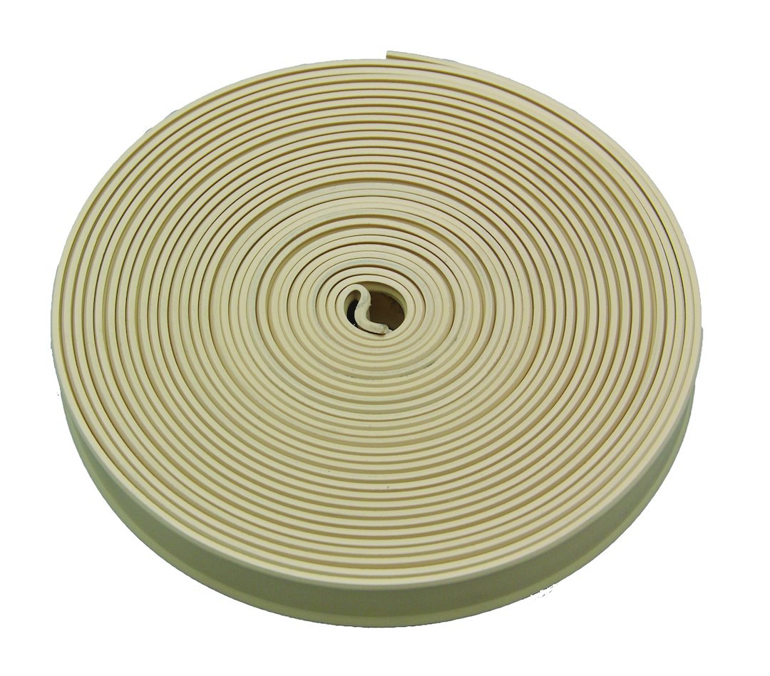 AP Products Trim Molding Insert, Used for Doors/ Trim Molding and Windows, 5/8 Inch Width X 25 Foot Length, Plastic, Beige – 011-369