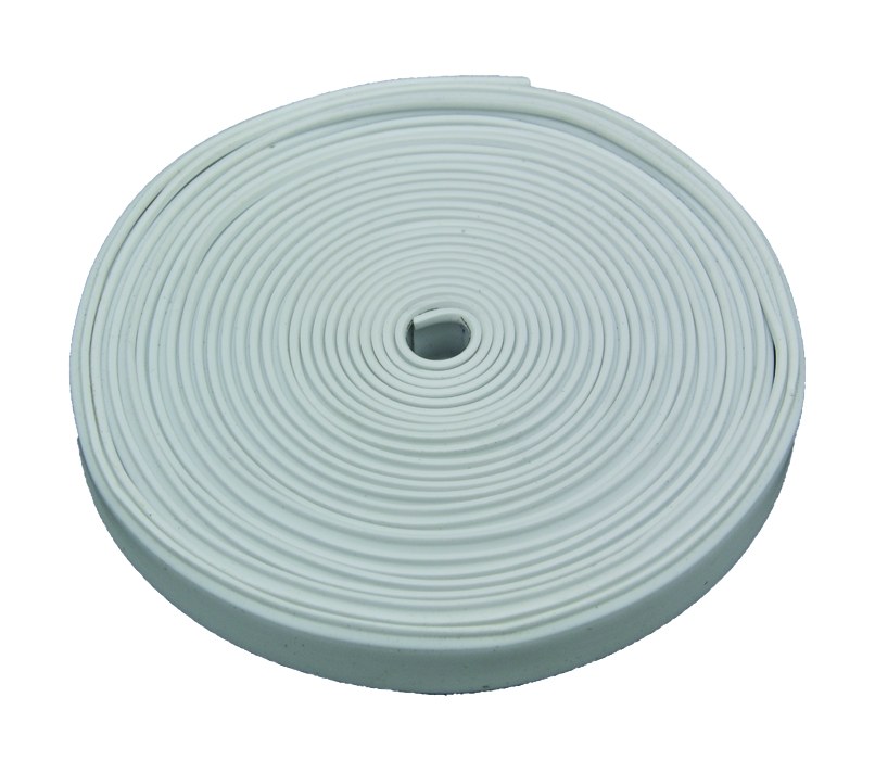 AP Products Trim Molding Insert, Used for Doors/ Trim Molding and Windows, 5/8 Inch Width X 25 Foot Length, Plastic, Polar White – 011-370