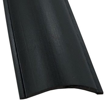 AP Products Trim Molding Insert, Used for Doors/ Trim Molding and Windows, 7/8 Inch Width X 25 Foot Length, Plastic, Black, Flexible Roll – 011-408-25
