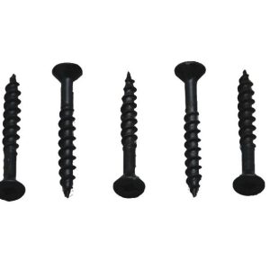 AP Products Screw, Square Recess, #8 X 2 Inch Length, Flat Head, Black, Set of 25 – 012-FSQ25BL 8 X 2