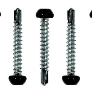 AP Products Screw, Tri/ Self Tapping, #8 X 1 Inch Length, Pan Head, Black, Case of 1000 – 012-PTK1000BL8X1-1/2