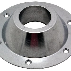 AP Products Table Leg Base, Pedestal Base, Surface Mount, 6-5/8 Inch Diameter X 2 Inch Height, 6 Mounting Holes, Chrome Plated – 013-1119