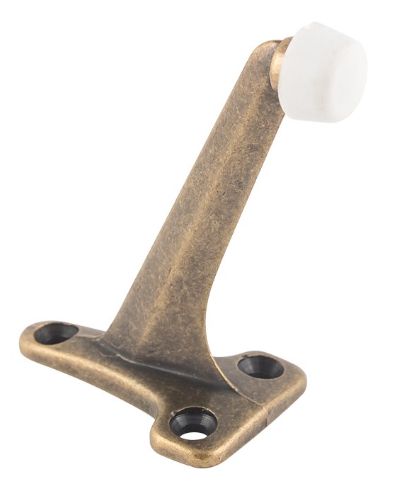 AP Products Door Stop, Used to Hold Door Open, Mounts to Floor, Antique Brass, Packaged – 013-193-AB