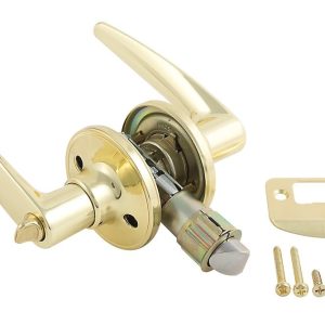 AP Products Entry Door Lock, Includes Both Standard and Drive-IN Latches, Lever Type, Privacy Entrance Lock – 013-231