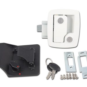 AP Products Entry Door Lock, Replacement for Standard Bauer Entry Door Lock, Fits 2-3/4 Inch X 3-3/4 Inch Cut Out, Keyed Entry Handle – 013-534