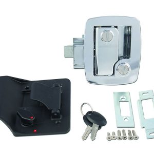 AP Products Entry Door Lock, Replacement for Standard Bauer Entry Door Lock, Fits 2-3/4 Inch X 3-3/4 Inch Cut Out, Keyed Entry Handle – 013-535