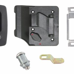 AP Products Entry Door Lock, Keyed-A-Like Standard Lock Kit 1, Paddle Type, Black – 013-6201