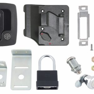AP Products Entry Door Lock, Keyed-A-Like Premium Lock Kit 2, Paddle Type, Black – 013-6202