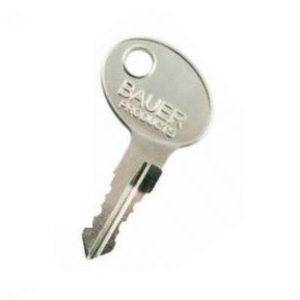 AP Products Key, Bauer Ae, Replacement Key for Bauer Ae Series Door Lock, Key Code 003 – 013-689003