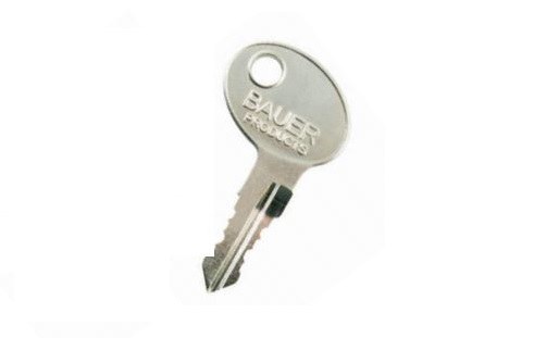 AP Products Key, Bauer Ae, Replacement Key for Bauer Ae Series Door Lock, Key Code 010 – 013-689010