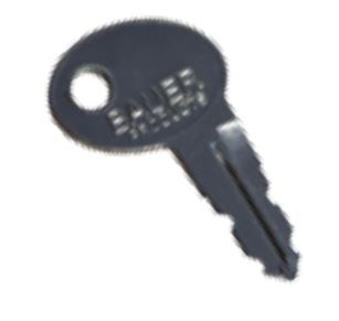 AP Products Key, Bauer Ae, Replacement Key for Bauer Ae Series Door Lock, Key Code 017 – 013-689017