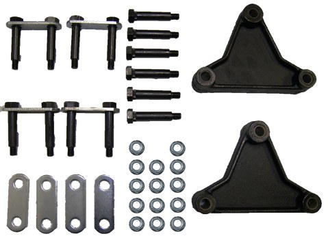 AP Products Leaf Spring Equalizer, For 33 Inch Axle Spacing 4 Inch Height, 15 Inch Tandem Axle, With Mounting Hardware – 014-121098