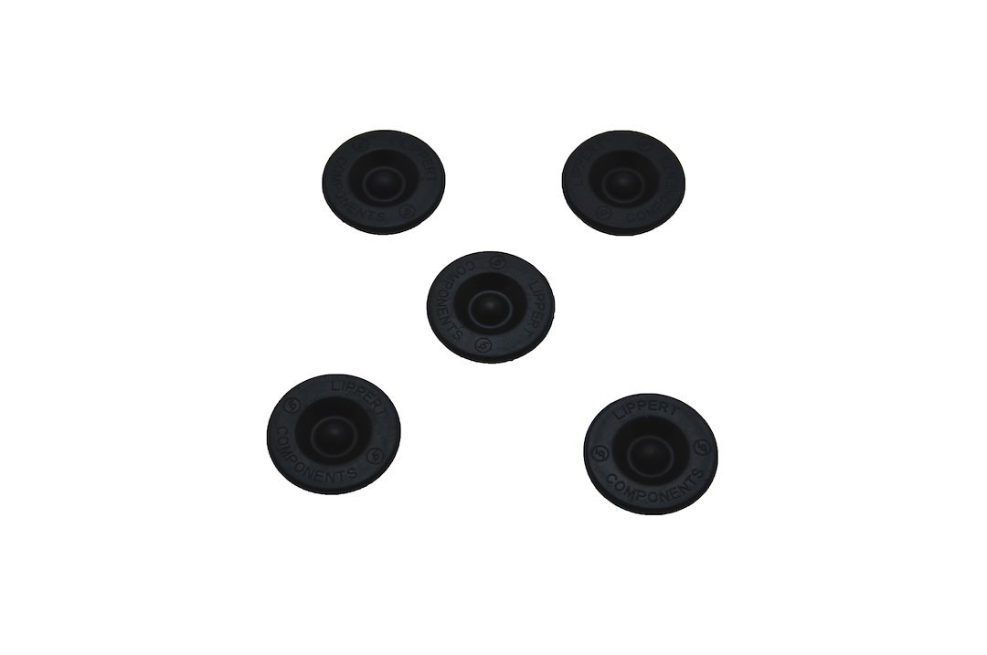 AP Products Trailer Wheel Bearing Dust Cap Plug, Trailer Wheel Bearing Protector Plug, Universal Type, Rubber, Set of 5 – 014-122065-5