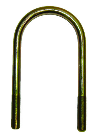 AP Products Leaf Spring Axle U Bolt, 6-1/2 Inch Length, 3.00 Inch Width, Round, 1/2 Inch – 20 Thread Size – 014-122070