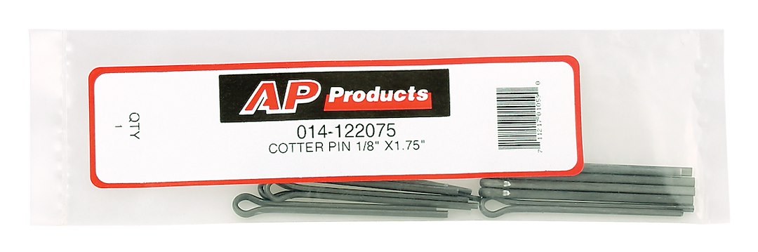 AP Products Cotter Pin, Split Pin, 1/8 Inch Diameter X 1-3/4 Inch Length, Pack of 10 – 014-122075-10
